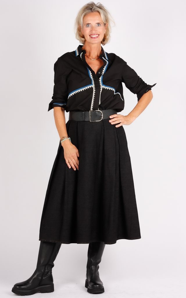 Sacre Coeur blouse zwart