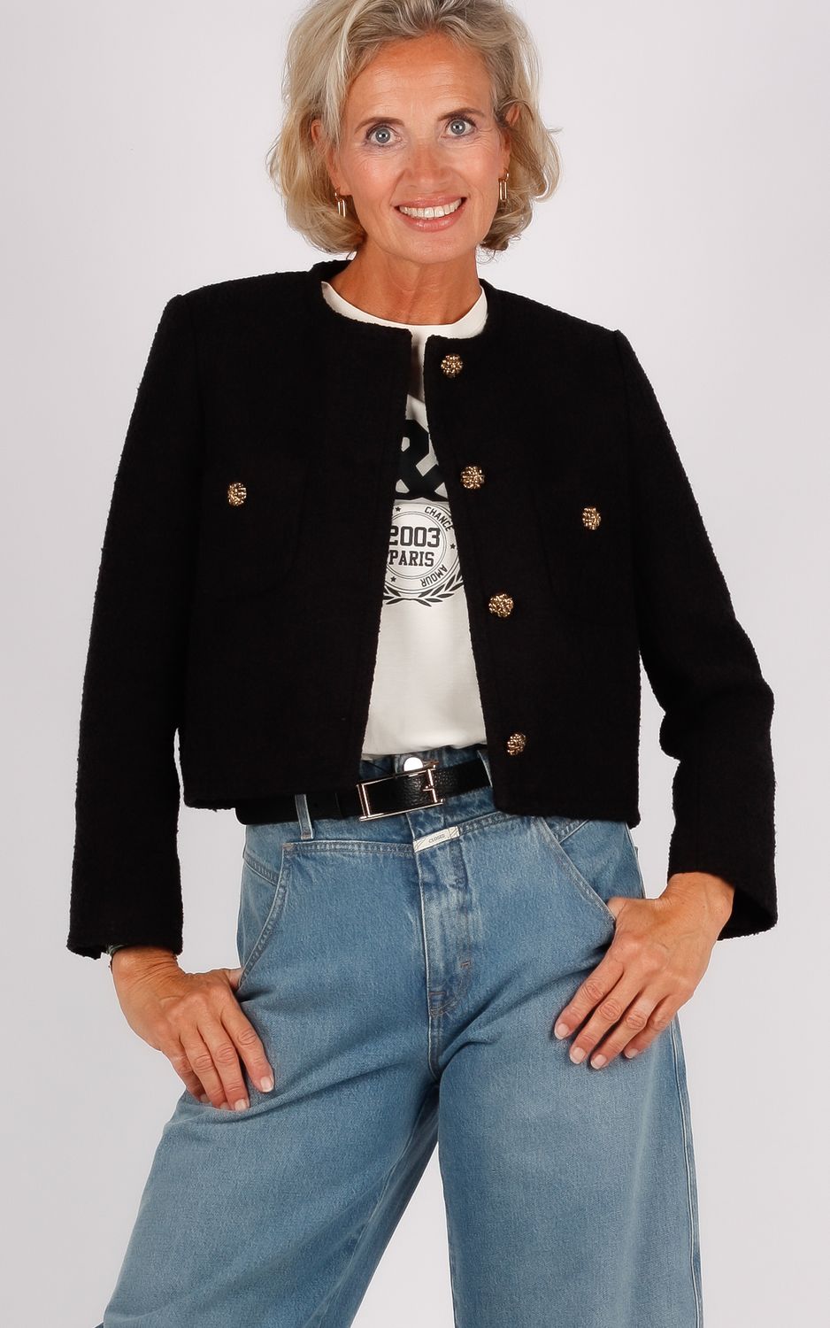 Bash blazer zwart