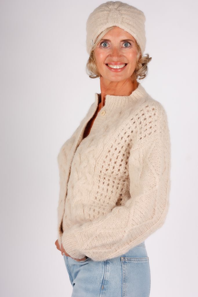 INTI Knitwear vest zand