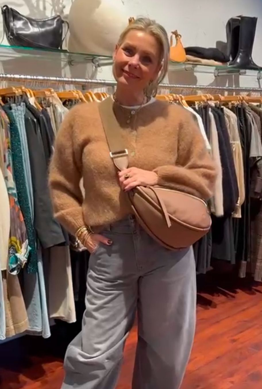 Des Petits Hauts vest camel