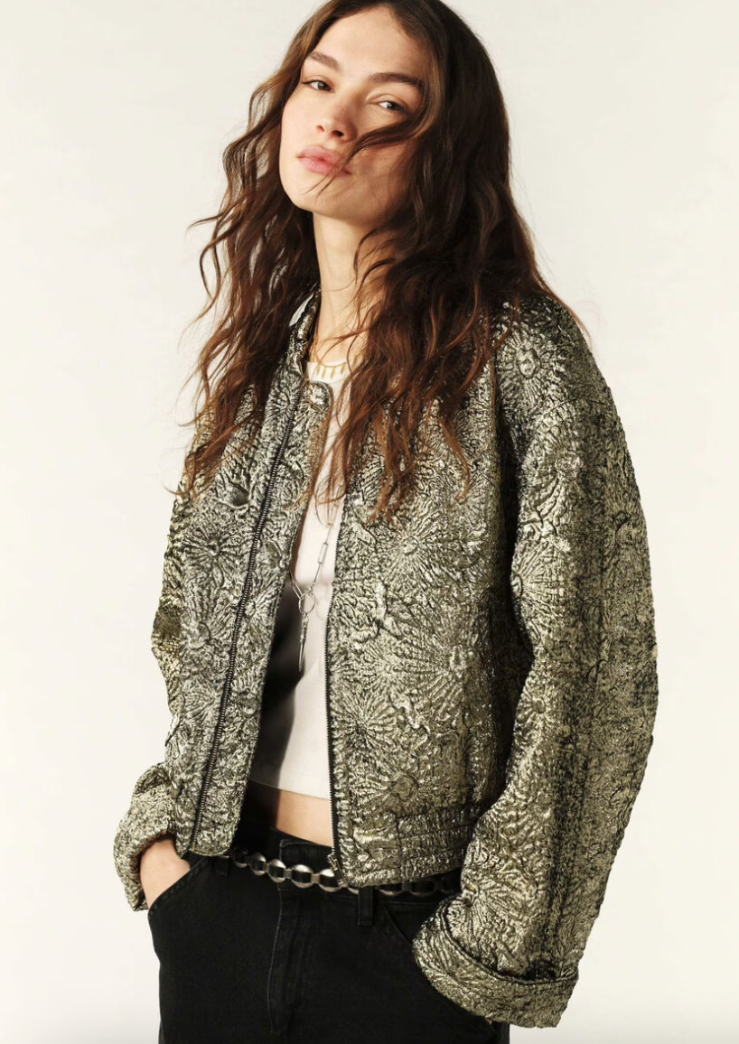 Bash jacket goud