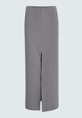Minus Marcia Maxi Skirt - Light Grey Melange