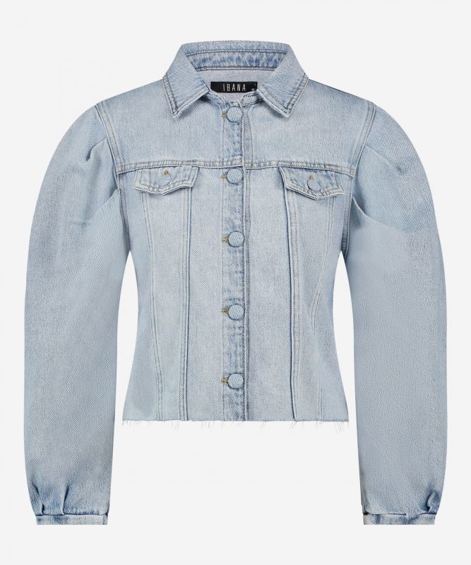 IBANA denim blouse blauw