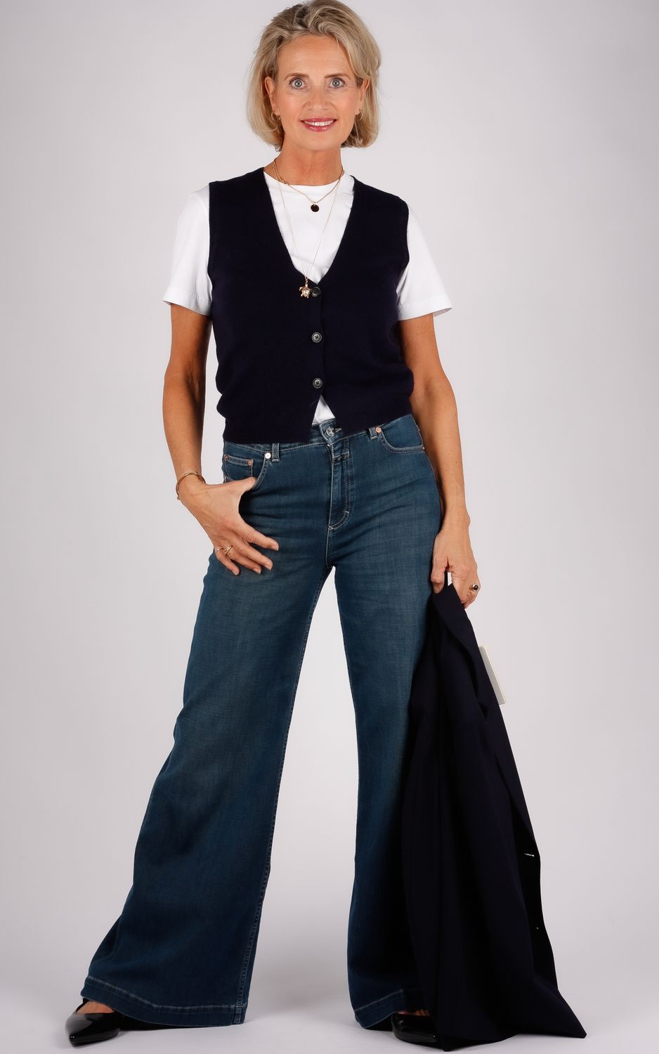 Zenggi gilet navy