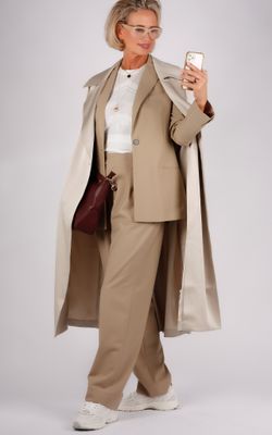 Meilleur Moment trenchcoat grijs