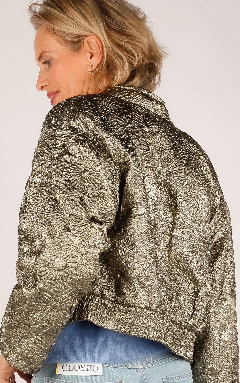 Bash jacket goud
