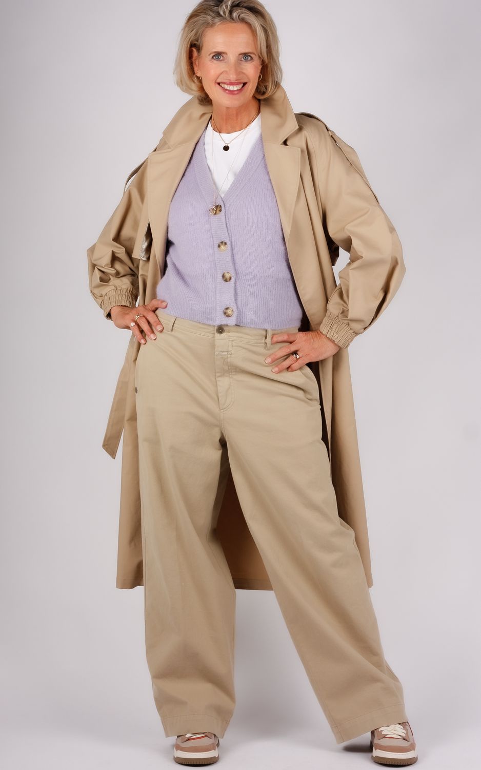 IBANA trenchcoat zand