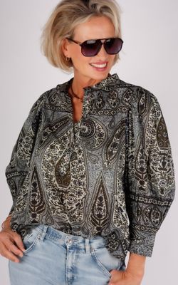 Antik Batik blouse kaki
