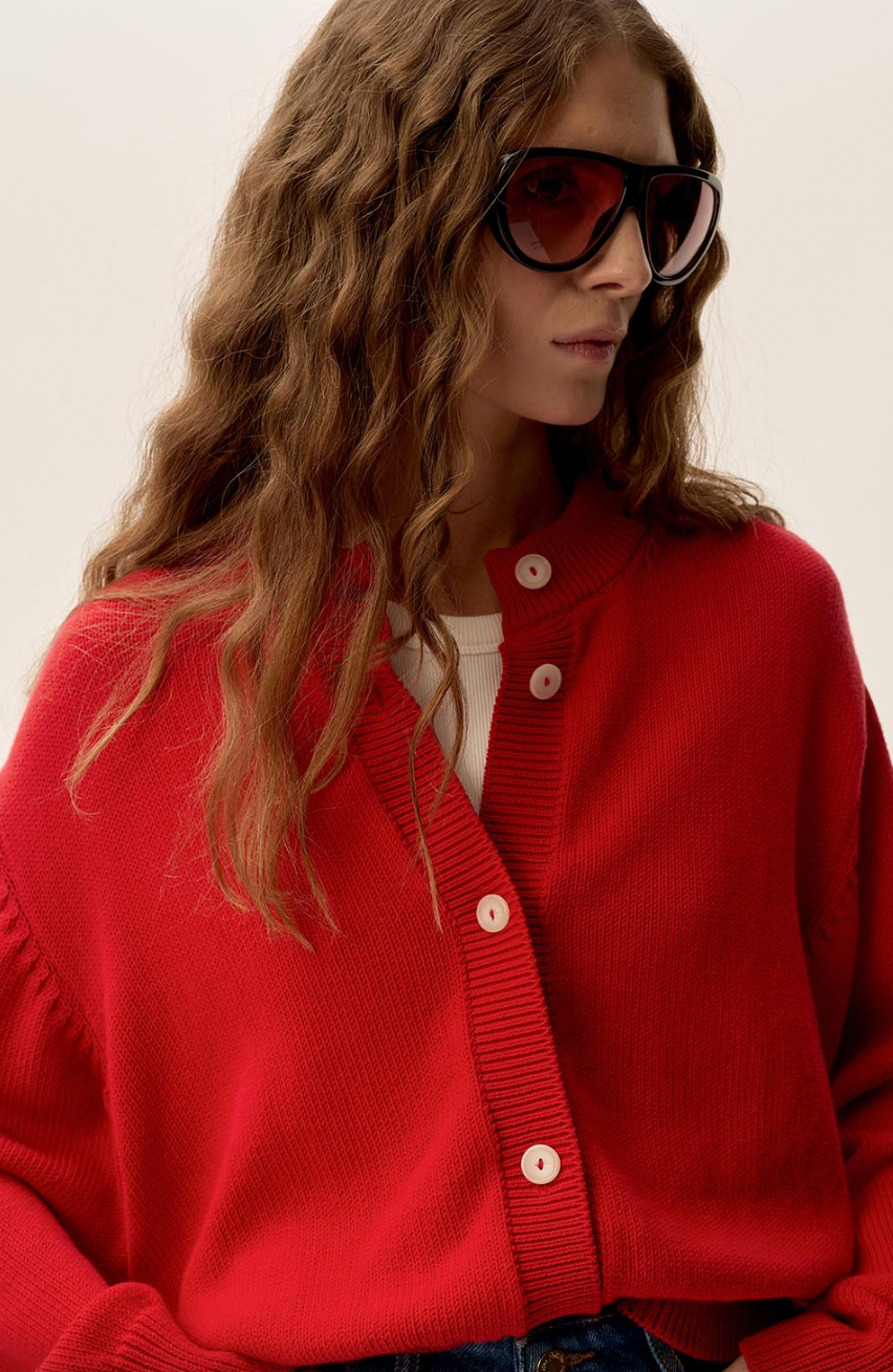 Des petits Hauts vest rood