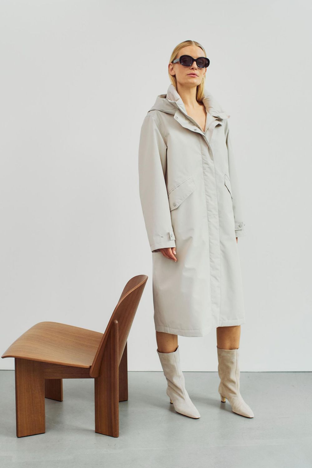 With Black jas Brooklyn parka
