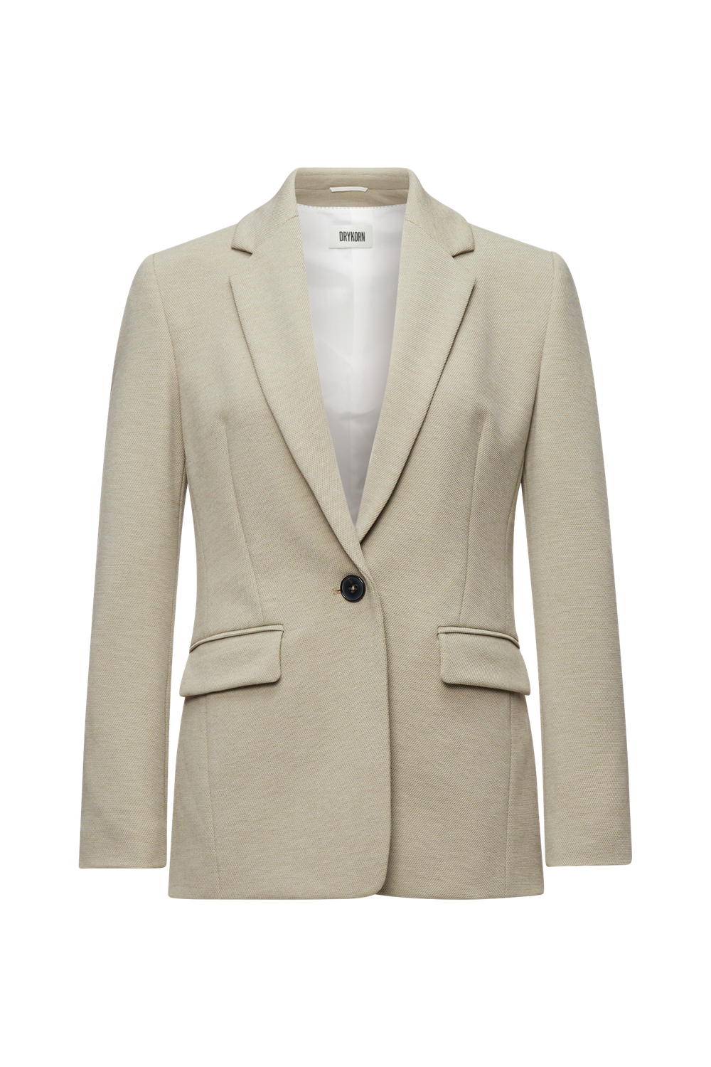 Drykorn blazer jersey beige