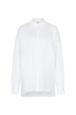 Drykorn linnen blouse wit 126082 EFFIE
