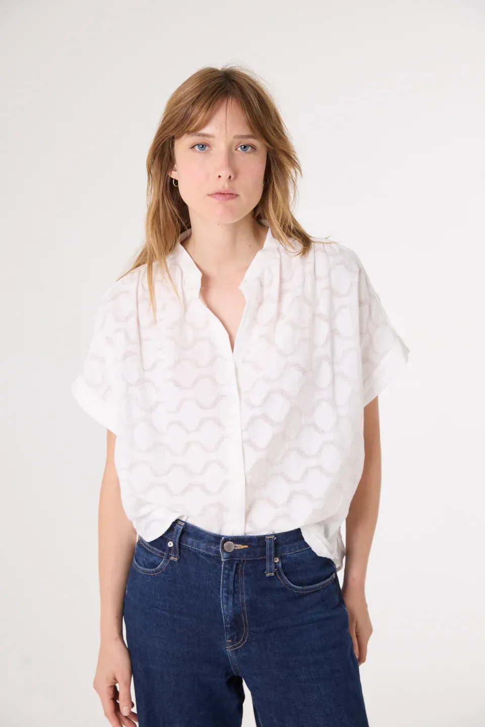 Sacrécoeur blouse offwhite Louison