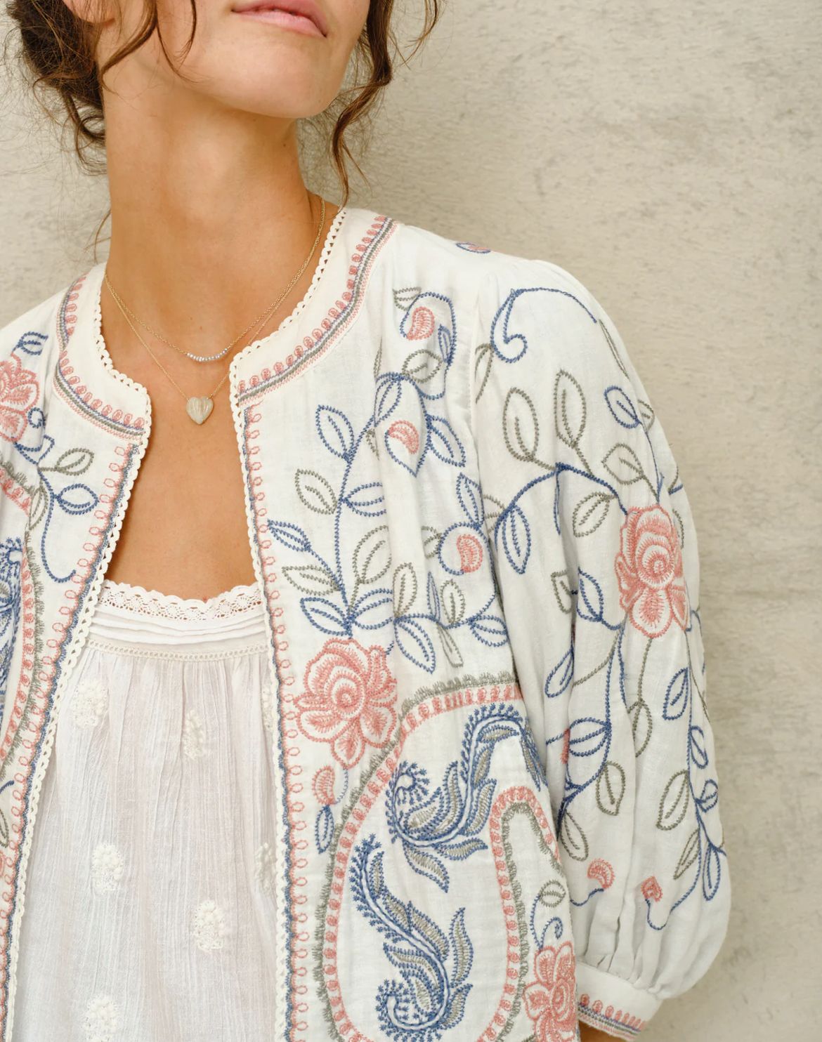 M.A.B.E. Apparel jacket Anvi wit