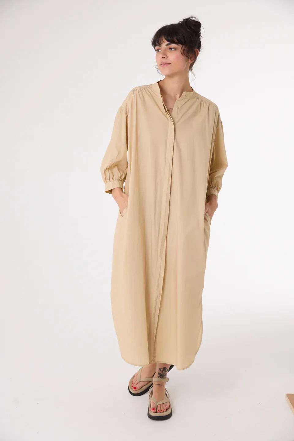 Sacrécoeur shirt dress zand Monica
