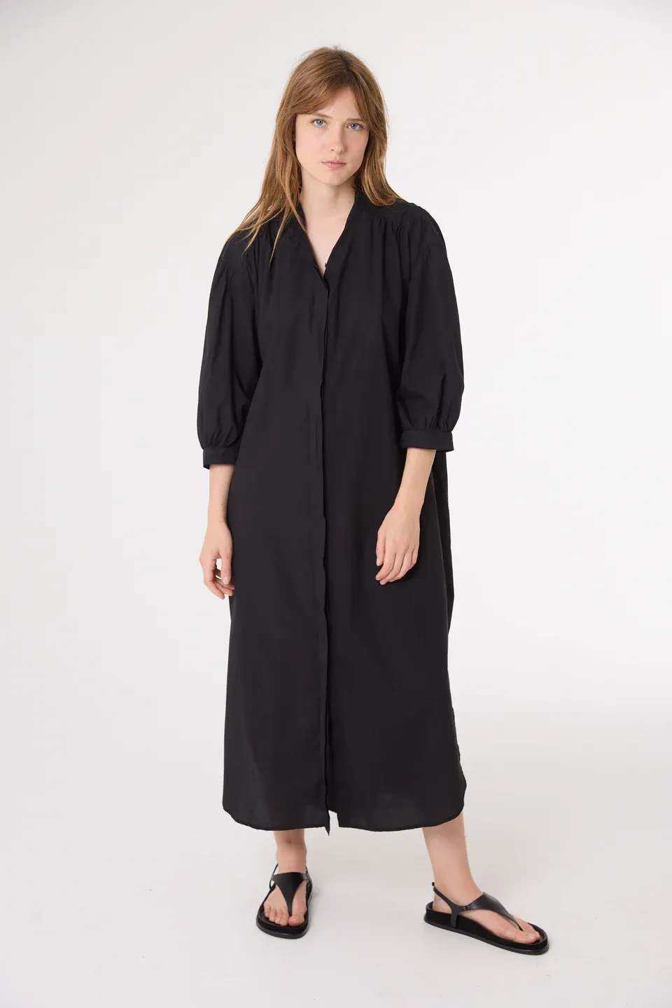 Sacrécoeur shirt dress zwart Monica