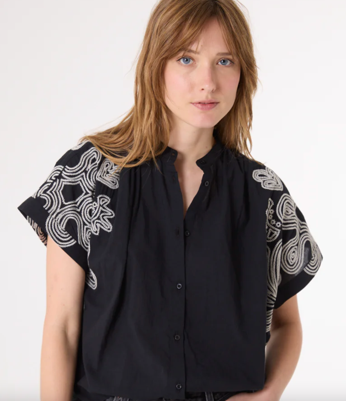 Sacrécoeur blouse zwart Maya