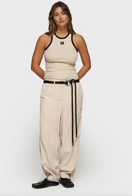 10DAYS wide tapered pants 20-040-5203 light earth