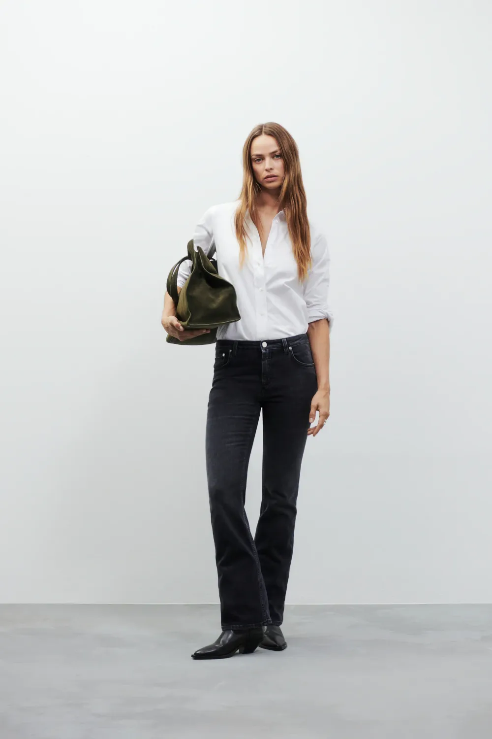 Closed flared jeans C21740-08S-HM dark blue