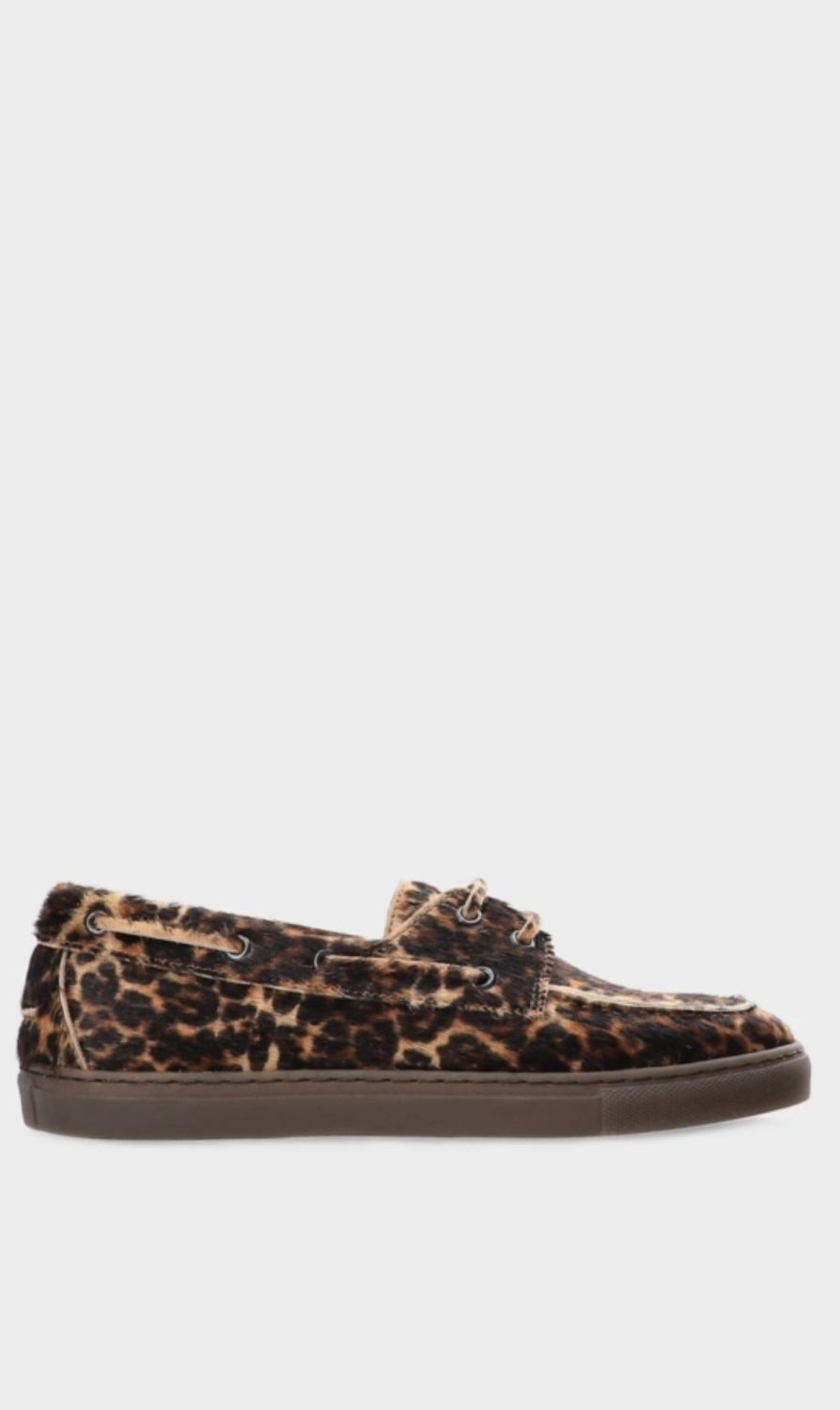 Copenhagen Studios hairy leather leopard loafer CPH160