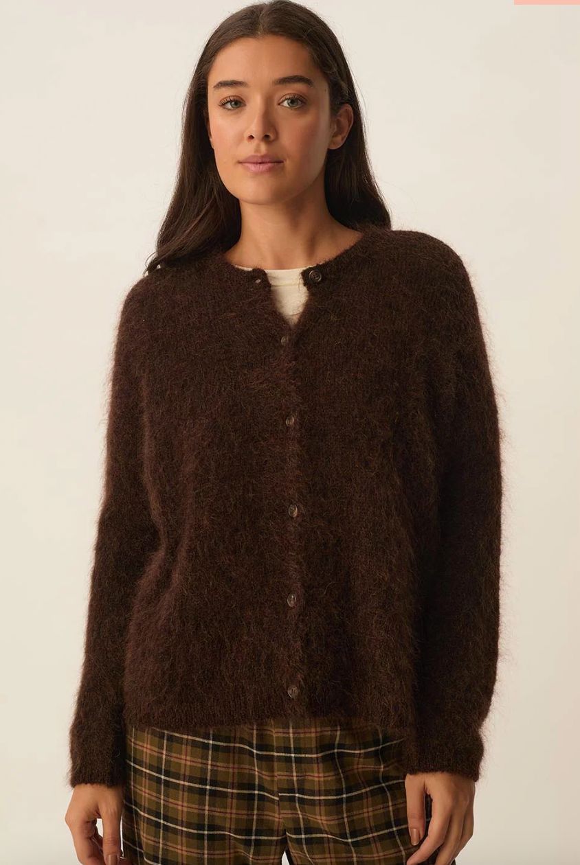 Des Petits Hauts vest 1H250045 bruin
