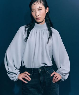 Drykorn blouse 130048 DUMONDA 10 blauw
