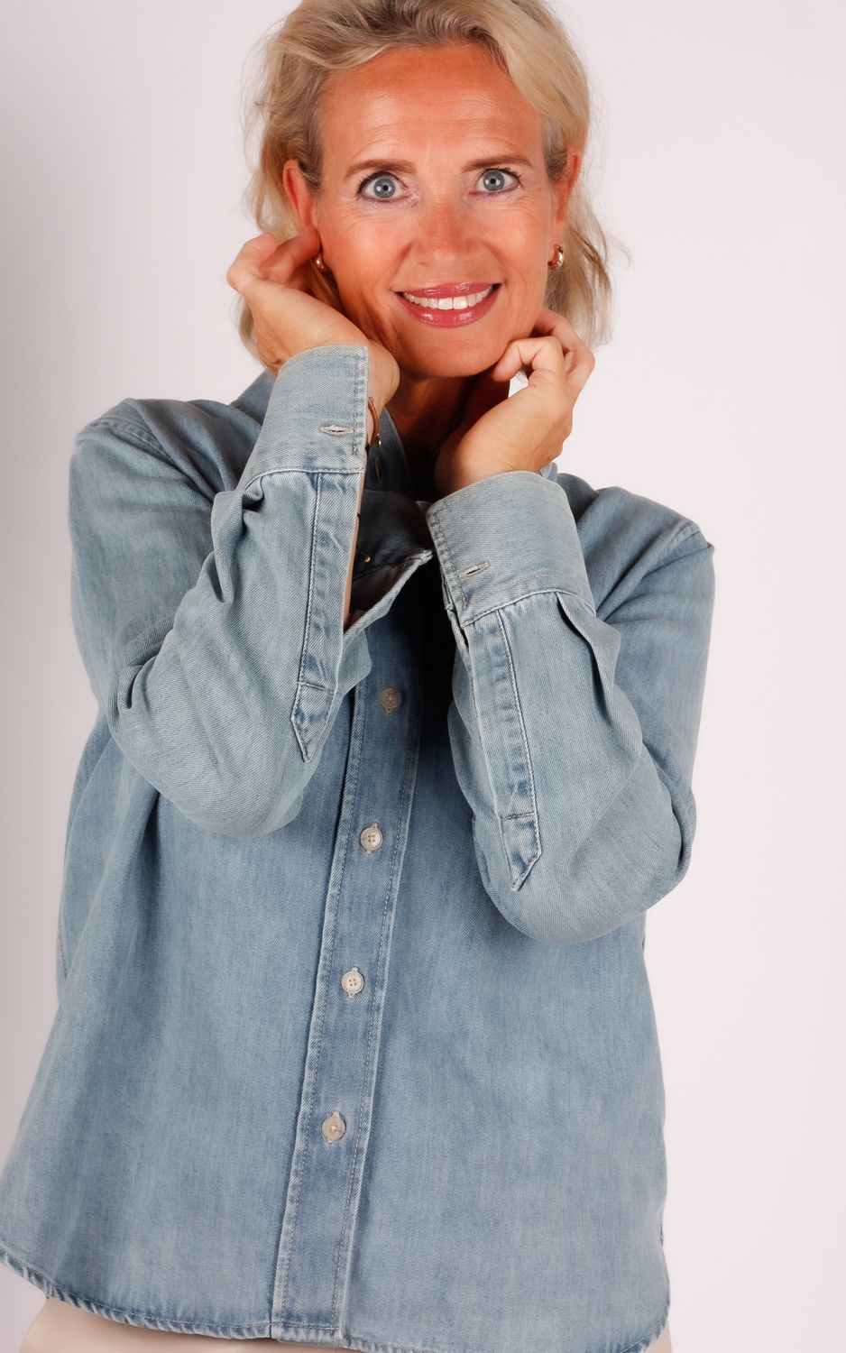 Closed shirt blouse denim C94715-16C-3H light blue