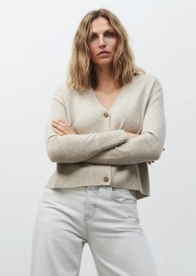 Closed v-neck vest C96254-920-22 beige melange