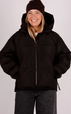 With Black real down Jacket Kylie