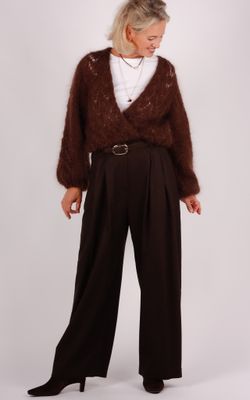 Zenggi Jade soft flannel bruin