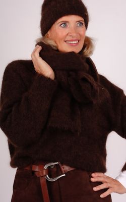 Des Petits Hauts trui 1H250052 bruin