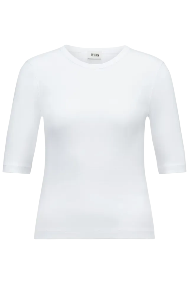 Drykorn t-shirt 520026 OLINA 888 wit