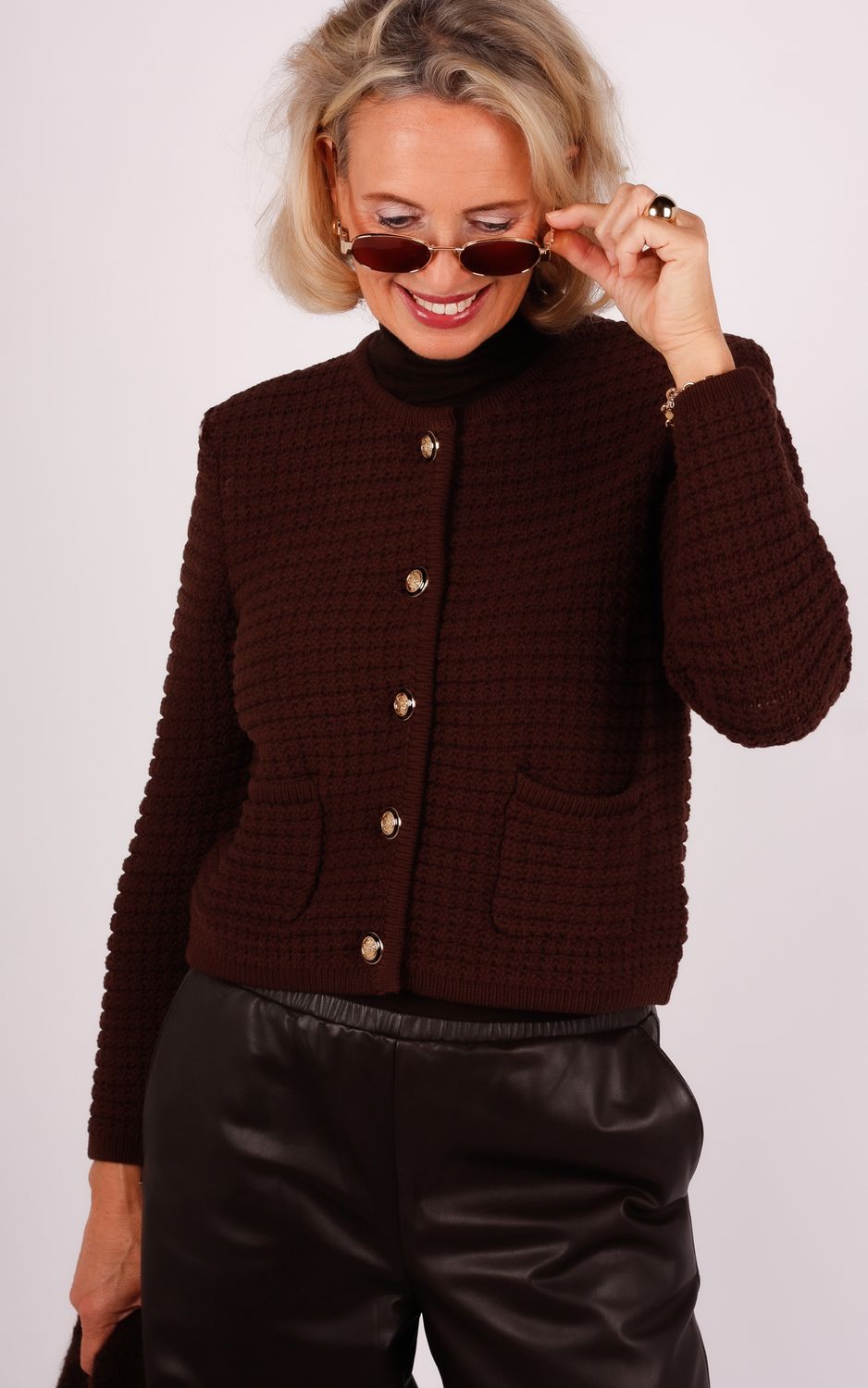 Bash vest Gaspard bruin