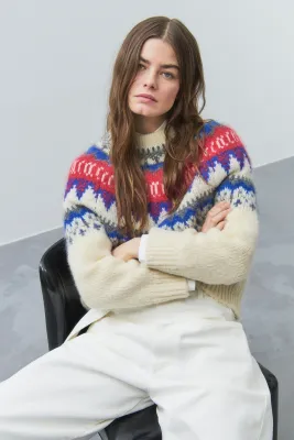 Closed trui C96419-94C-JC ivoor