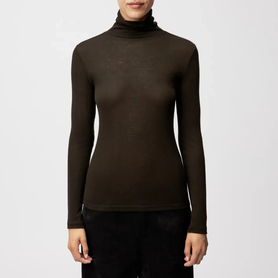 Drykorn longsleeve 520230 ZERAFNE 10 bruin