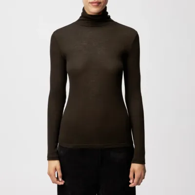 Drykorn longsleeve 520230 ZERAFNE 10 bruin