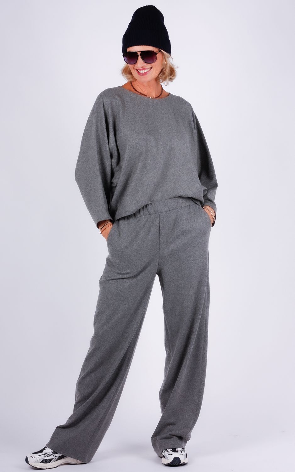 Drykorn blouse 136225 NIALINI 10 grijs