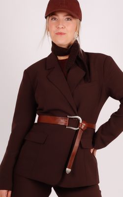 Second Female blazer Fique fitted