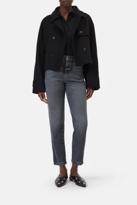 Closed pedal pusher C21002-05W-3C mid grey