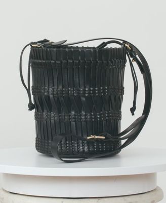 Antik Batik leren tas zwart MASSALA1BUC-BLACK Antik Batik leren tas zwart MASSALA1BUC-BLACK