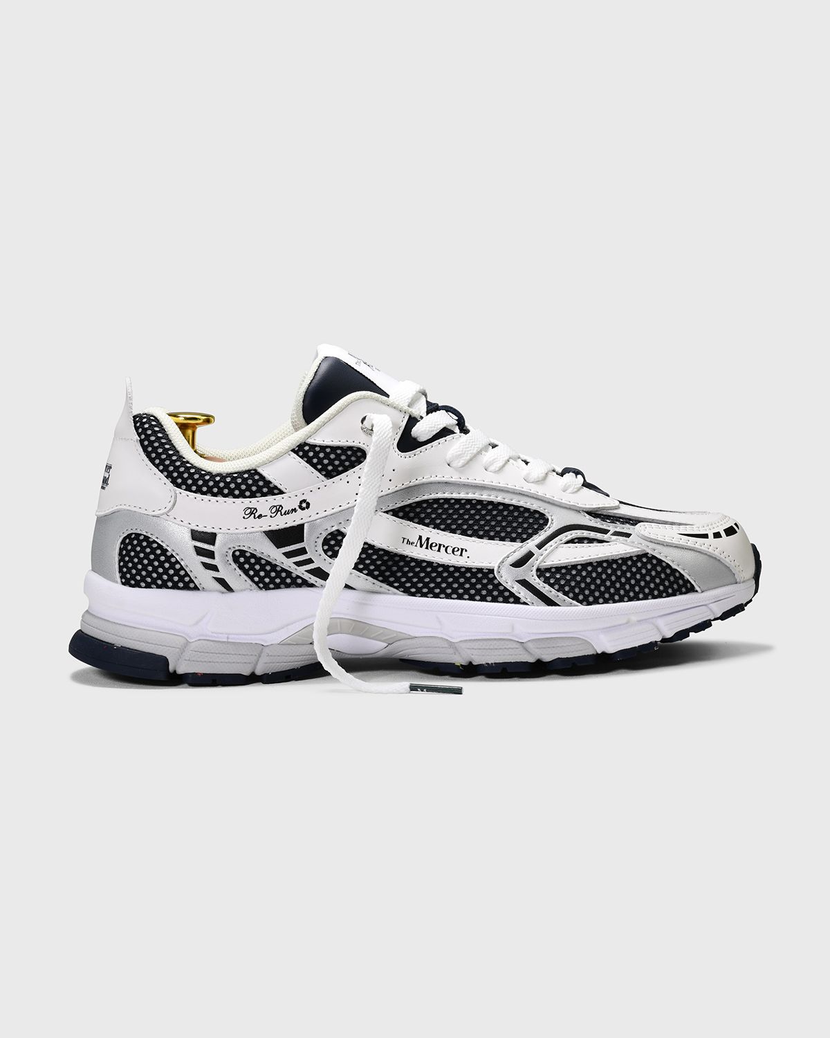 The Mercer brand The re-run white/silver navy