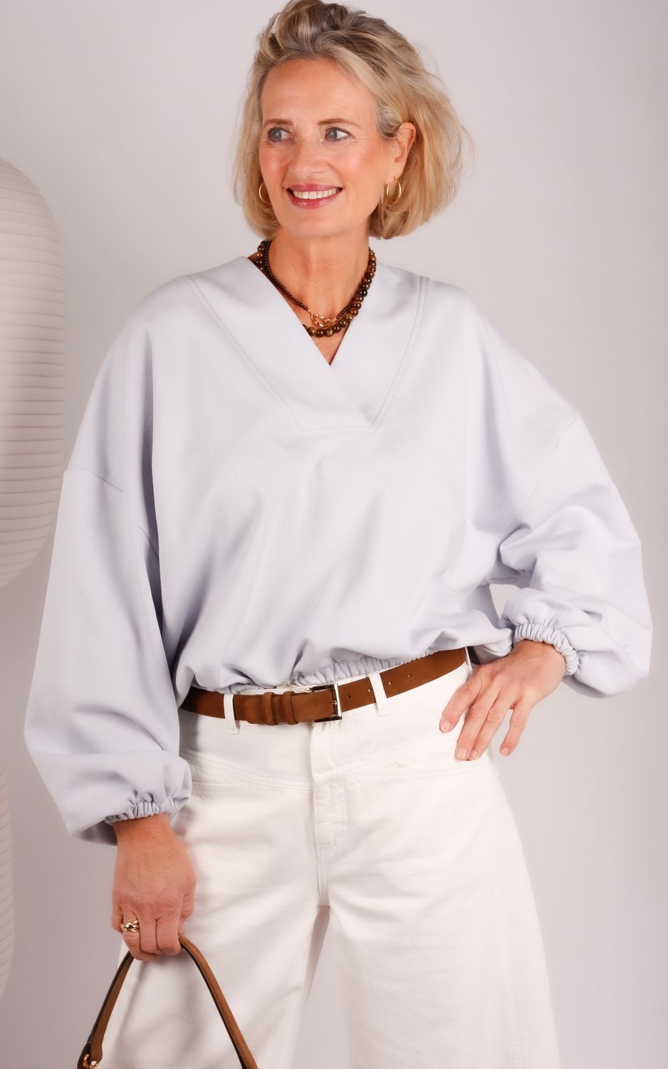 March23 sweater Tranquil lichtblauw