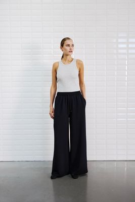 With Black wide pant Mermaid