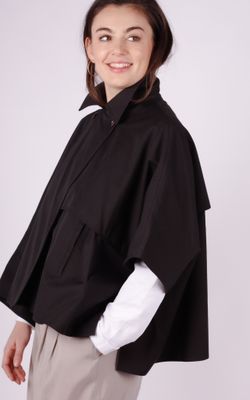 With Black trench cape Medusa