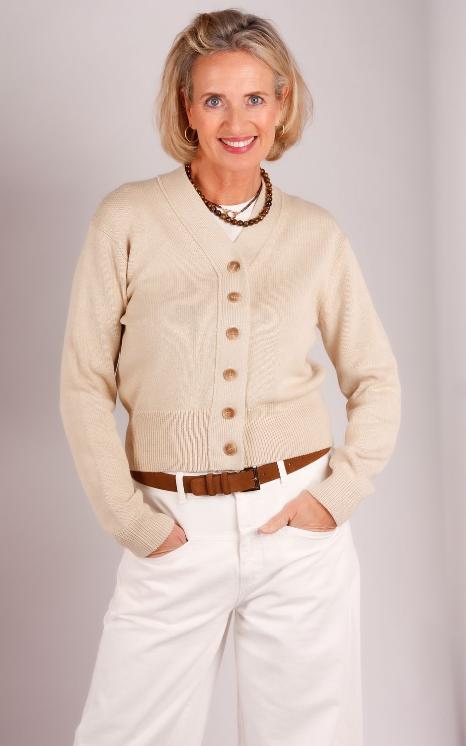 Zenggi vest X03-1009 621 eggshell