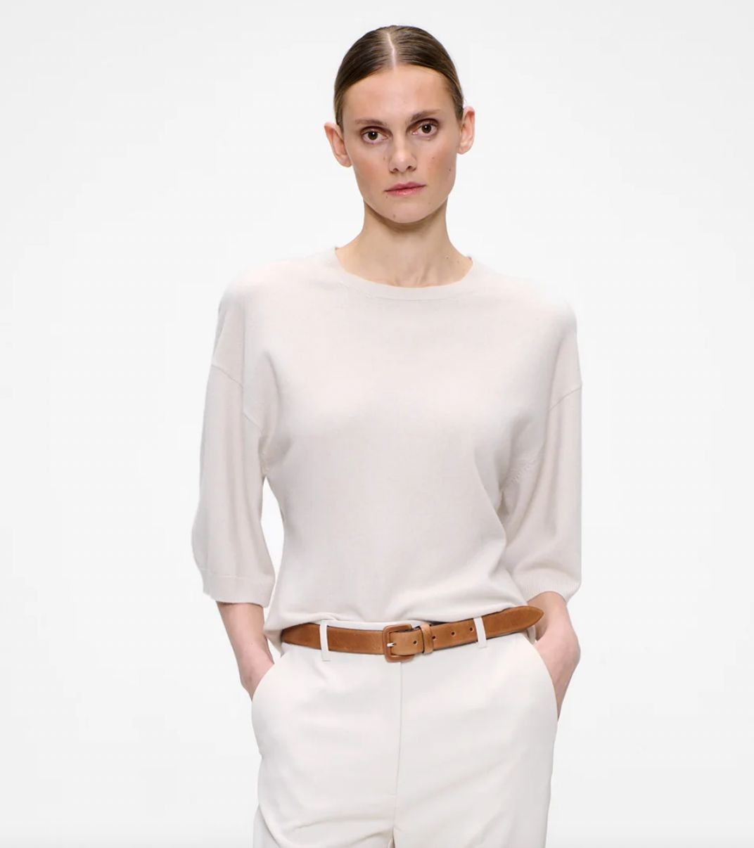 Zenggi cashmere top X03-1028 619 eggshell