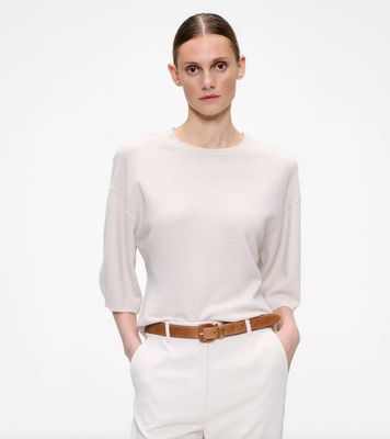 Zenggi cashmere top X03-1028 619 eggshell