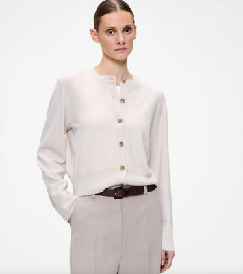 Zenggi cashmere vestje X03-1034 619 eggshell