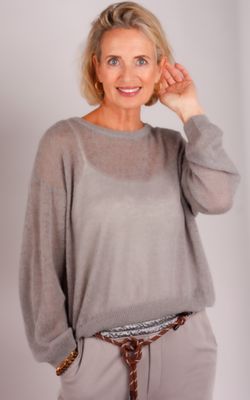 10 Days thin knitted sweater 20-615-6201 light graphite