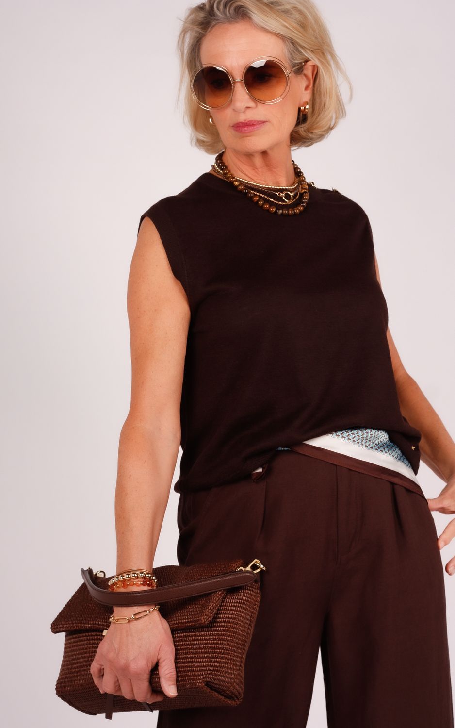 Des Petits Hauts spencer Brazou bruin